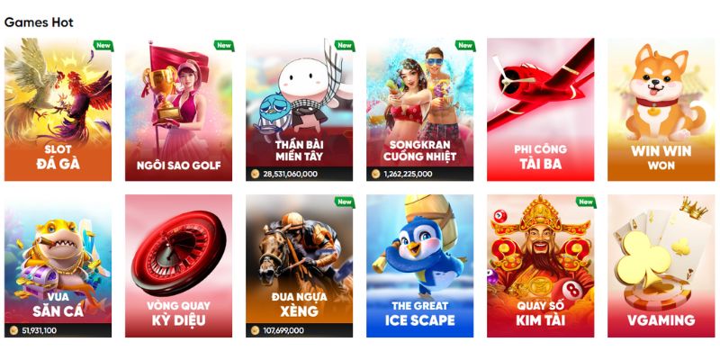 Nhiều thể loại game để khám phá